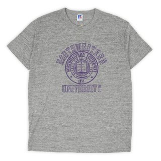80's RUSSELL フットボール Tシャツ - used&vintage box Hi-smile