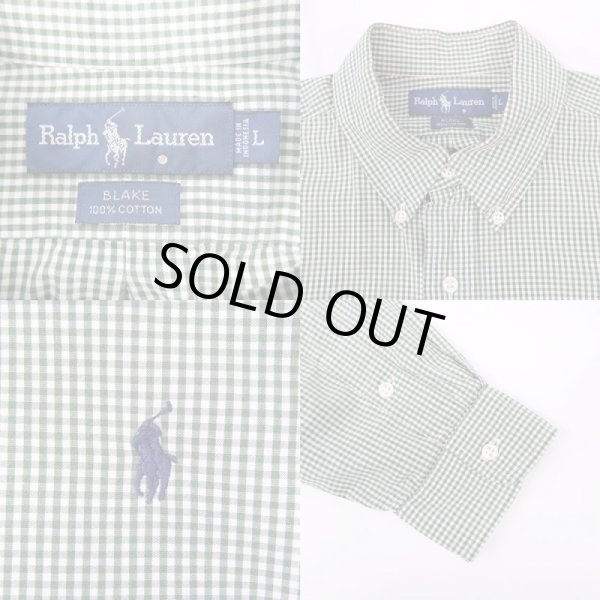 画像3: 90's Polo Ralph Lauren ギンガムチェック柄 ボタンダウンシャツ "BLAKE" (3)
