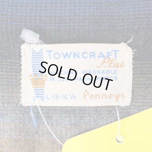 画像3: 60's  TOWNCRAFT オンブレチェック柄 オープンカラーレーヨンシャツ (3)