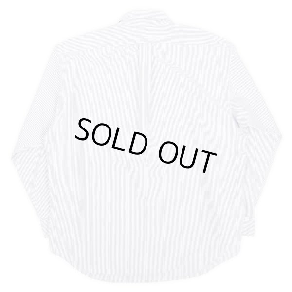 画像2: 90's Polo Ralph Lauren ストライプ柄 ボタンダウンシャツ "BIG SHIRT" (2)