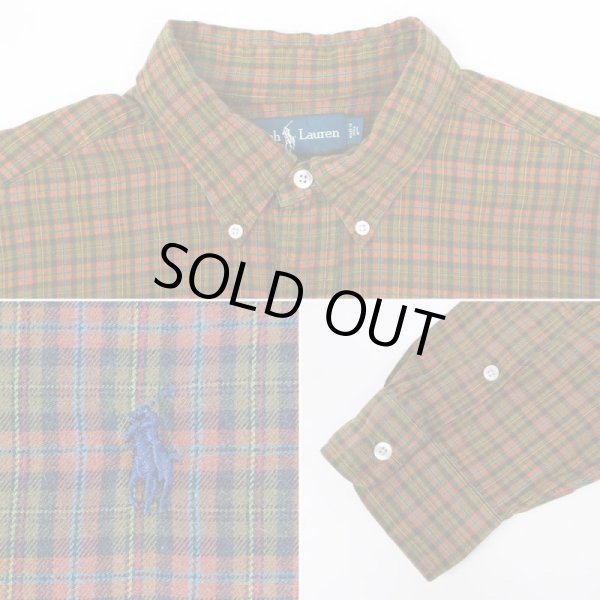 画像4: 90's Ralph Lauren ボタンダウンシャツ "CLASSIC FIT" (4)