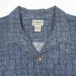 画像3: 00's L.L.Bean 総柄 オープンカラーシャツ "BLUE BASE" (3)