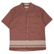 画像1: 90's PERRY ELLIS 総柄 S/S オープンカラーシャツ (1)