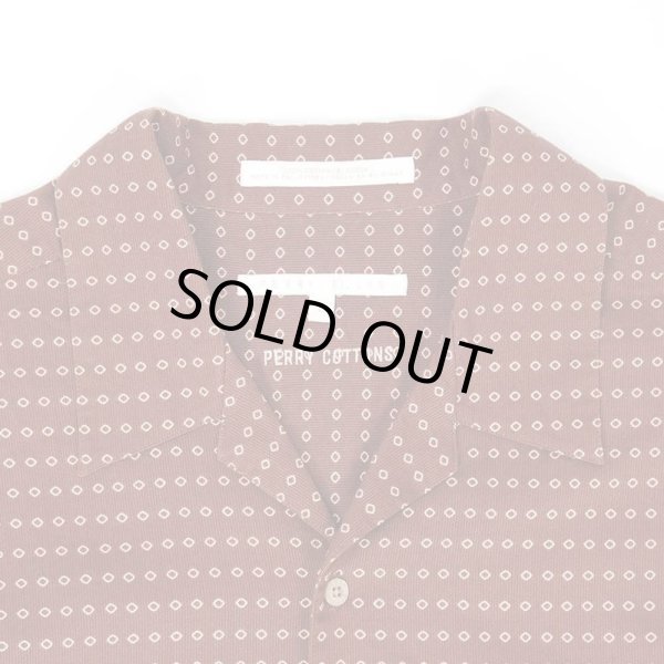 画像4: 90's PERRY ELLIS 総柄 S/S オープンカラーシャツ (4)