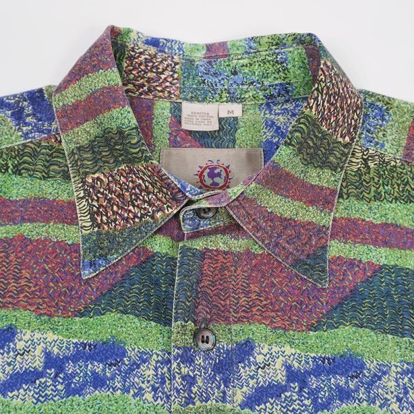 画像4: 90's THE TERRITORY AHEAD 総柄 レギュラーカラーシャツ (4)