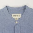 画像3: 90's Eddie Bauer バンドカラー シャンブレーシャツ "BLUE" (3)