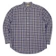 画像1: 90-00's KHAKI'S by ARROW ボタンダウンシャツ "Navy Plaid" (1)