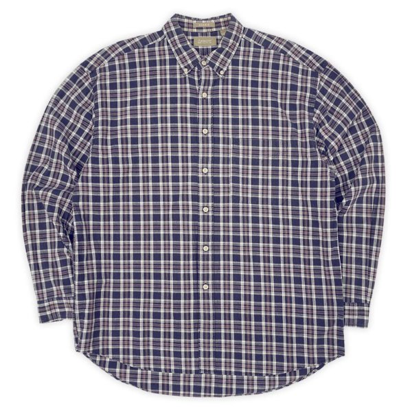 画像1: 90-00's KHAKI'S by ARROW ボタンダウンシャツ "Navy Plaid" (1)