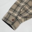 画像4: Late 90's OLD GAP ヘビーネルシャツ “ Beige Plaid” (4)