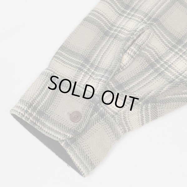 画像4: Late 90's OLD GAP ヘビーネルシャツ “ Beige Plaid” (4)