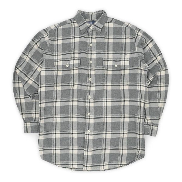 画像1: 90's Polo Ralph Lauren フランネル ワークシャツ “WHITFIELD” (1)