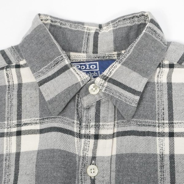 画像3: 90's Polo Ralph Lauren フランネル ワークシャツ “WHITFIELD” (3)