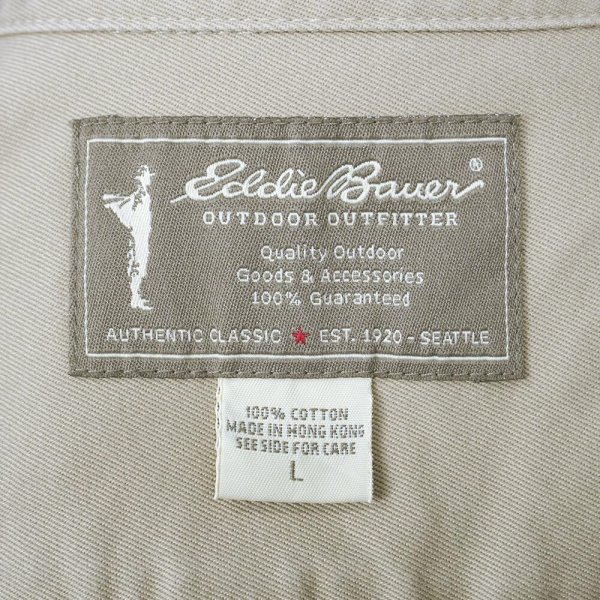 画像3: 00's Eddie Bauer マルチポケット フィールドシャツ (3)