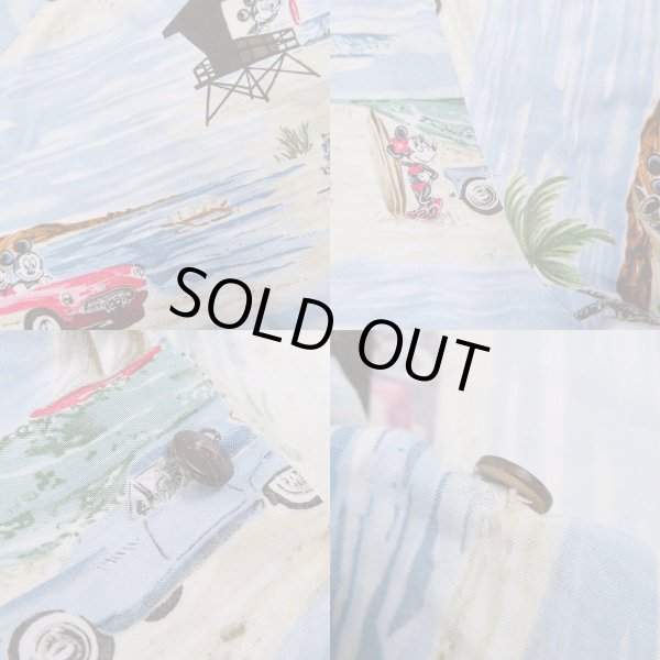 画像4: 80's Disney S/S 総柄 レーヨンシャツ (4)