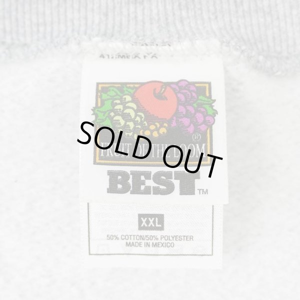 画像2: Early 00's Fruit of the loom ブランクスウェット "GRAY / DEADSTOCK" (2)