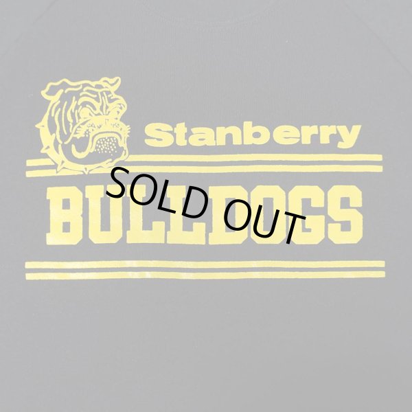 画像3: 90's Stanberry BULLDOGS プリントスウェット "DEADSTOCK / BLACK / MADE IN USA" (3)