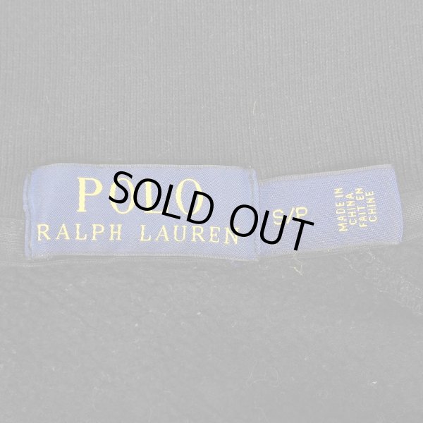 画像2: 00's Polo Ralph Lauren フルジップスウェット "BLACK" (2)