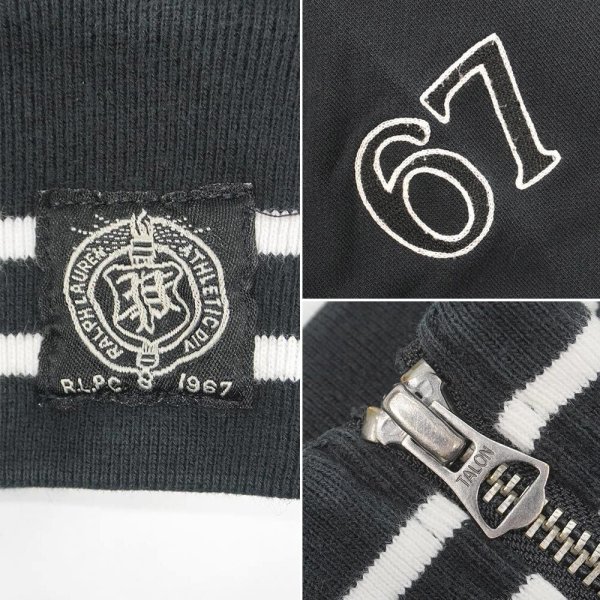 画像3: 00's Polo Ralph Lauren フルジップスウェット "BLACK" (3)