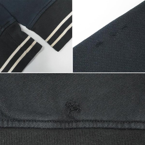 画像4: 00's Polo Ralph Lauren フルジップスウェット "BLACK" (4)