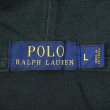 画像2: 00's Polo Ralph Lauren フーディーポロシャツ "BLACK" (2)