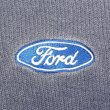 画像2: 00's Ford ロゴ刺繍 フルジップ スウェットパーカー (2)