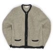 画像1: 60's CAMPUS フルジップ ウールニットカーディガン (1)