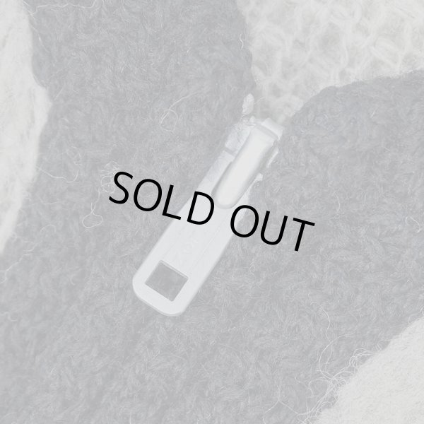 画像4: 60's CAMPUS フルジップ ウールニットカーディガン (4)