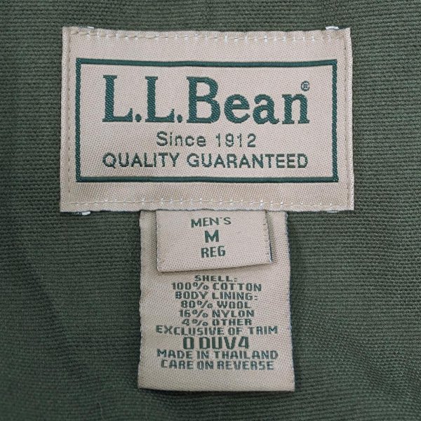 画像2: 00's L.L.Bean ウールライナー ダックベスト (2)