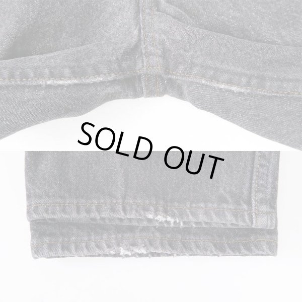 画像4: 90's Levi's 501 先染め ブラックデニムパンツ "MADE IN USA / W34 L30" (4)