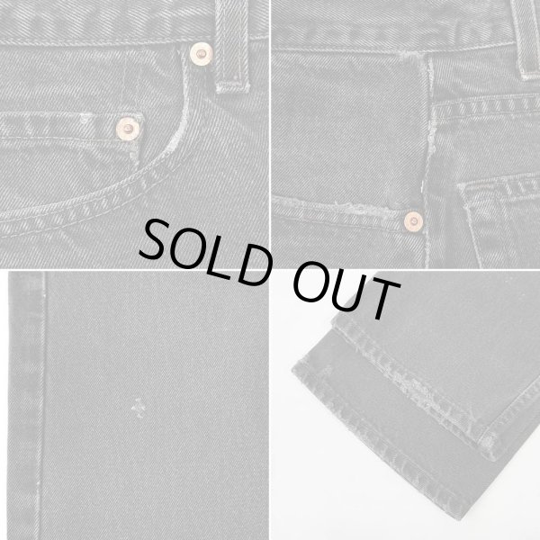 画像5: 90's Levi's 505 ブラックデニムパンツ “W34 L30” (5)