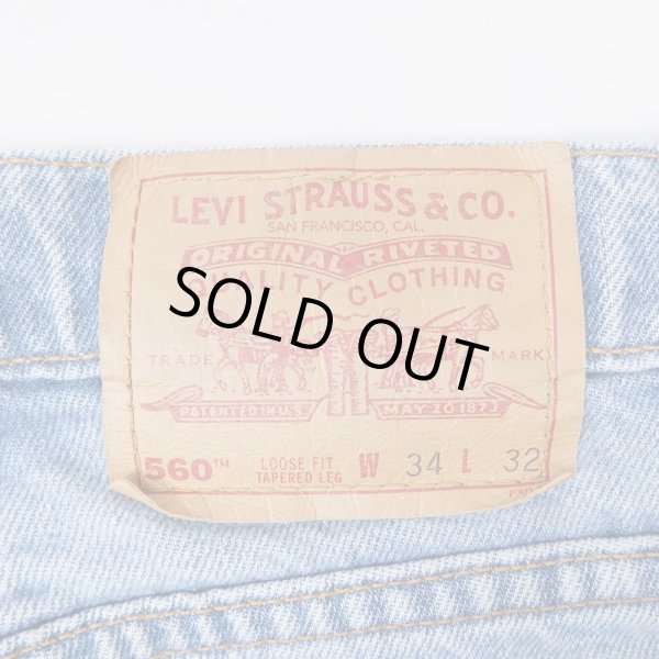 画像3: 90's Levi's 560 デニムパンツ “W34 L32 / MADE IN USA” (3)