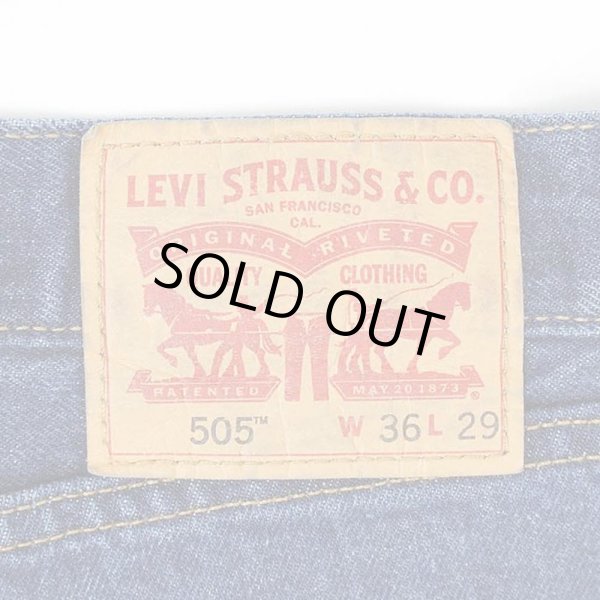 画像3: 00's Levi's 505 デニムパンツ "濃紺 / W36 L29" (3)