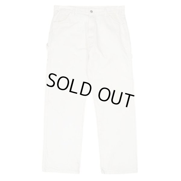 画像1: 00's Dickies コットンツイル ペインターパンツ "WHITE" (1)