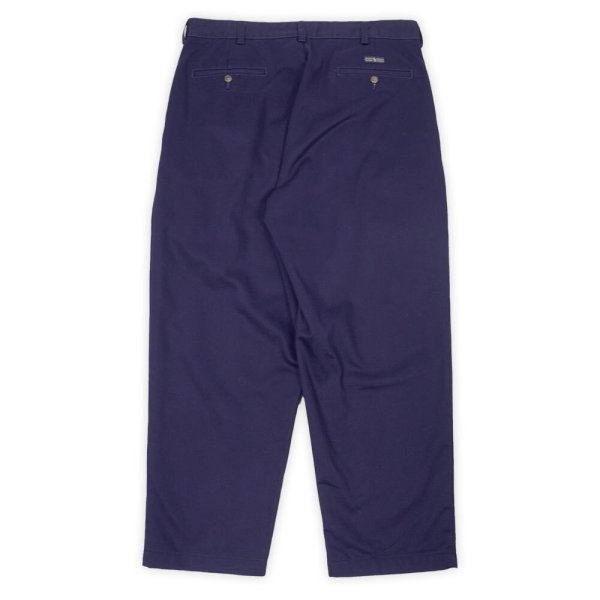 画像2: 90's Polo Ralph Lauren 2タック チノトラウザー "ANDREW PANT / NAVY" (2)