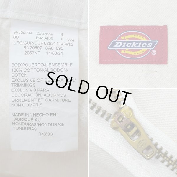 画像3: 00's Dickies ダブルニー コットンペインターパンツ “W34 L30” (3)