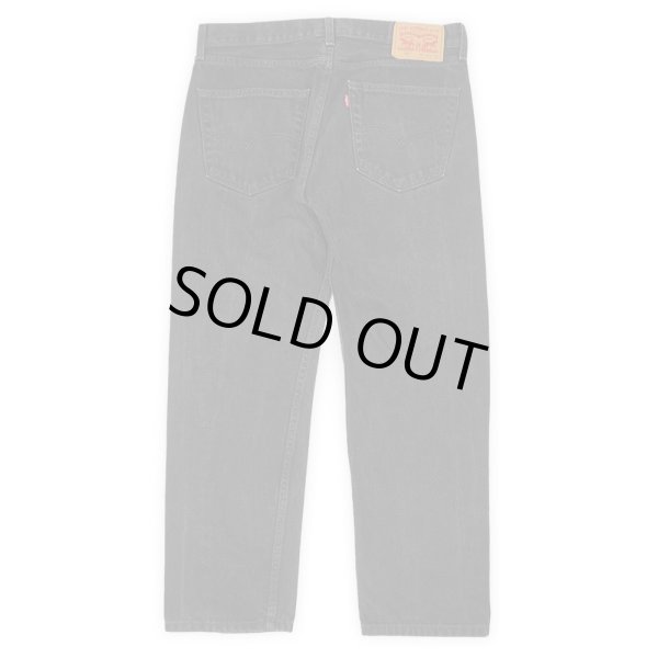 画像2: 00's Levi's 505 ブラックデニムパンツ "W33 L29" (2)