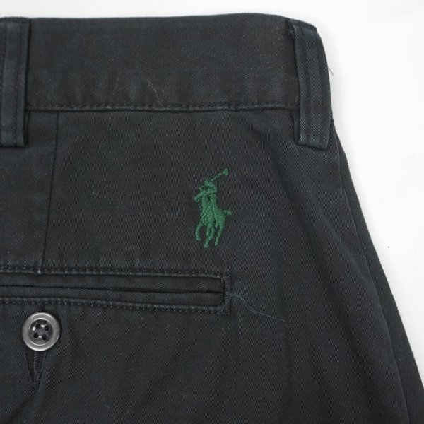 画像3: 00's Polo Ralph Lauren ノータック チノトラウザー "PROSPECT PANT / BLACK" (3)