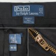 画像4: 00's Polo Ralph Lauren ノータック チノトラウザー "PROSPECT PANT / BLACK" (4)