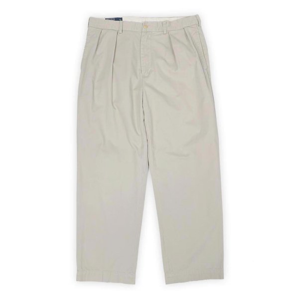 画像1: 00's Polo Ralph Lauren 2タック チノトラウザー “ANDREW PANT / W34 L29” (1)