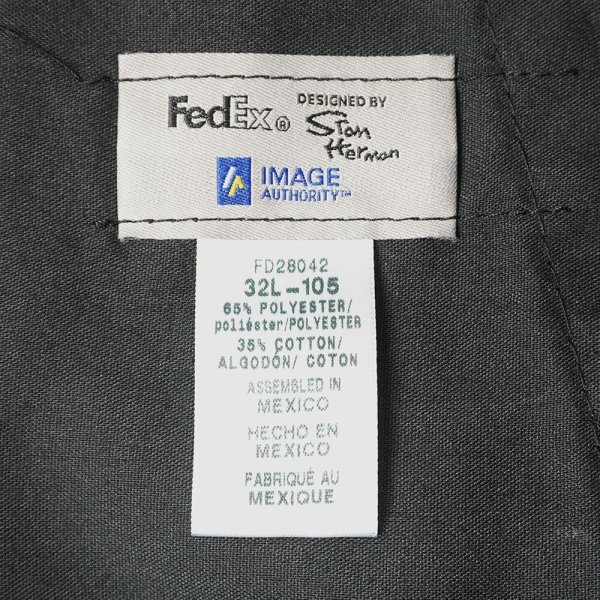 画像3: 00's FedEx 6ポケット ワークショーツ (3)