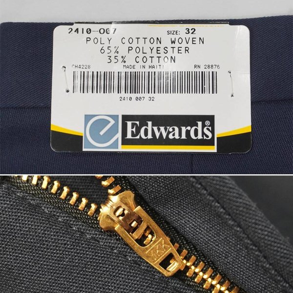 画像3: 90's Edwards 2タック ツイルショーツ "DEADSTOCK / W32" (3)