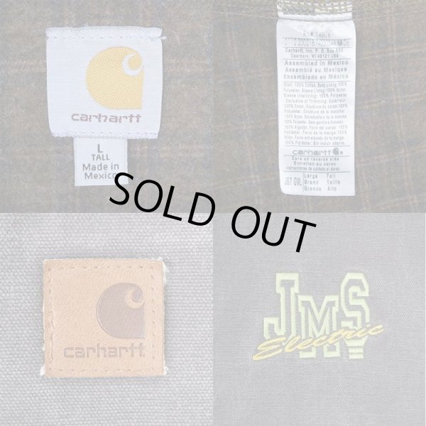画像3: 00's Carhartt デトロイトジャケット “企業ロゴ刺繍” (3)