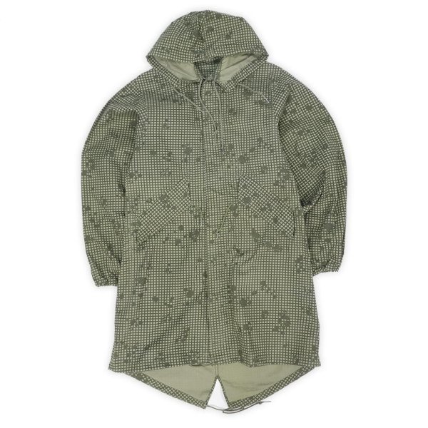 画像1: 80's US.ARMY ナイトカモ柄 フィッシュテールパーカー "X-SMALL / Non Wash" (1)