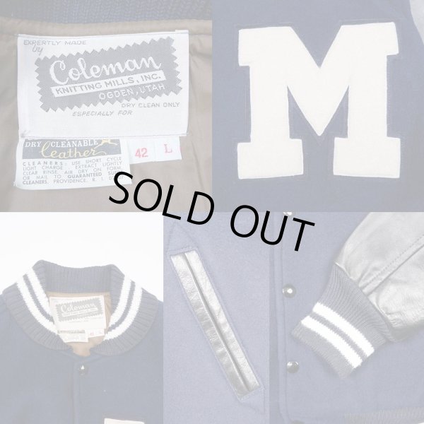 画像3: 70-80's Coleman ウール×レザー スタジャン “DEADSTOCK” (3)