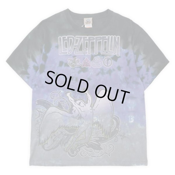 画像1: 00's LED ZEPPELIN × LIQUID BLUE バンドTシャツ (1)