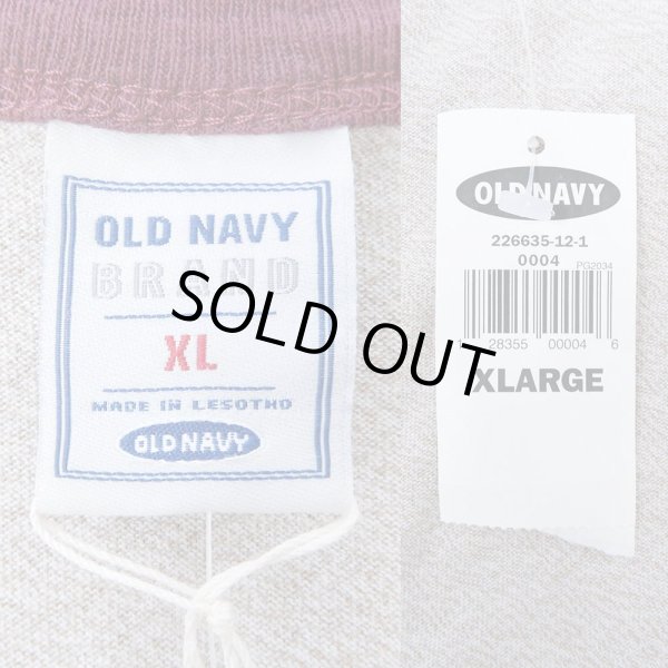 画像2: Early 00’s OLD NAVY リンガーTシャツ "DEADSTOCK" (2)