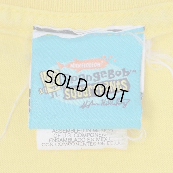 画像3: Early 00's SpongeBob フェイスプリントTシャツ (3)