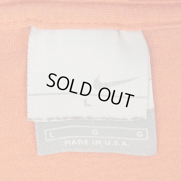 画像2: Early 00's NIKE センタースウォッシュ L/S Tシャツ "MADE IN USA" (2)