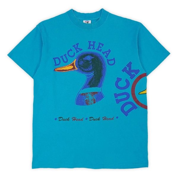 画像1: 90's DUCK HEAD マルチプリントTシャツ (1)