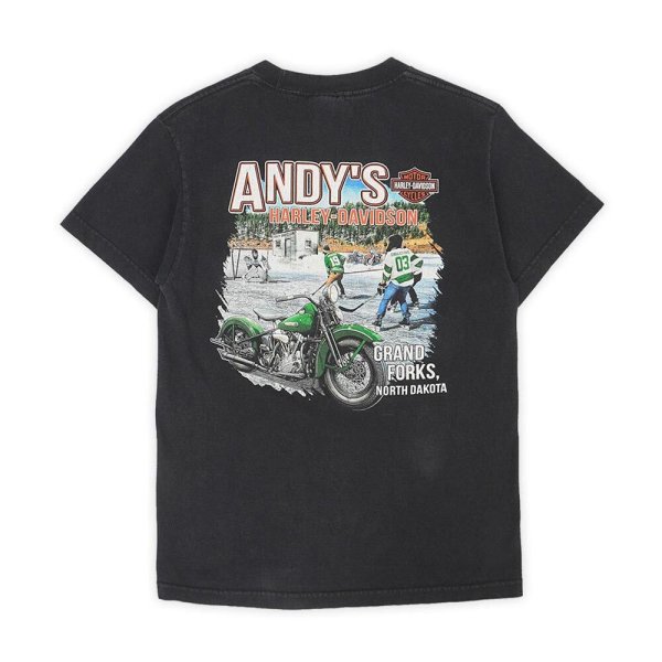 00's HARLEY-DAVIDSON 両面プリントTシャツ “SKULL JOKER